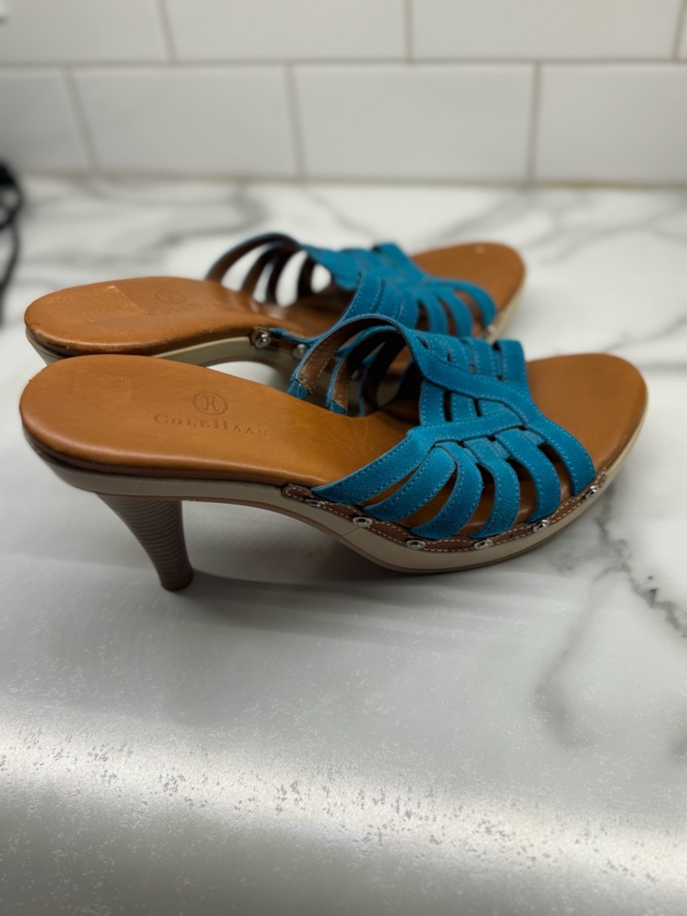Cole Haan Suede Clogs Women’s Sz 10